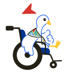 Wheelchair Goose