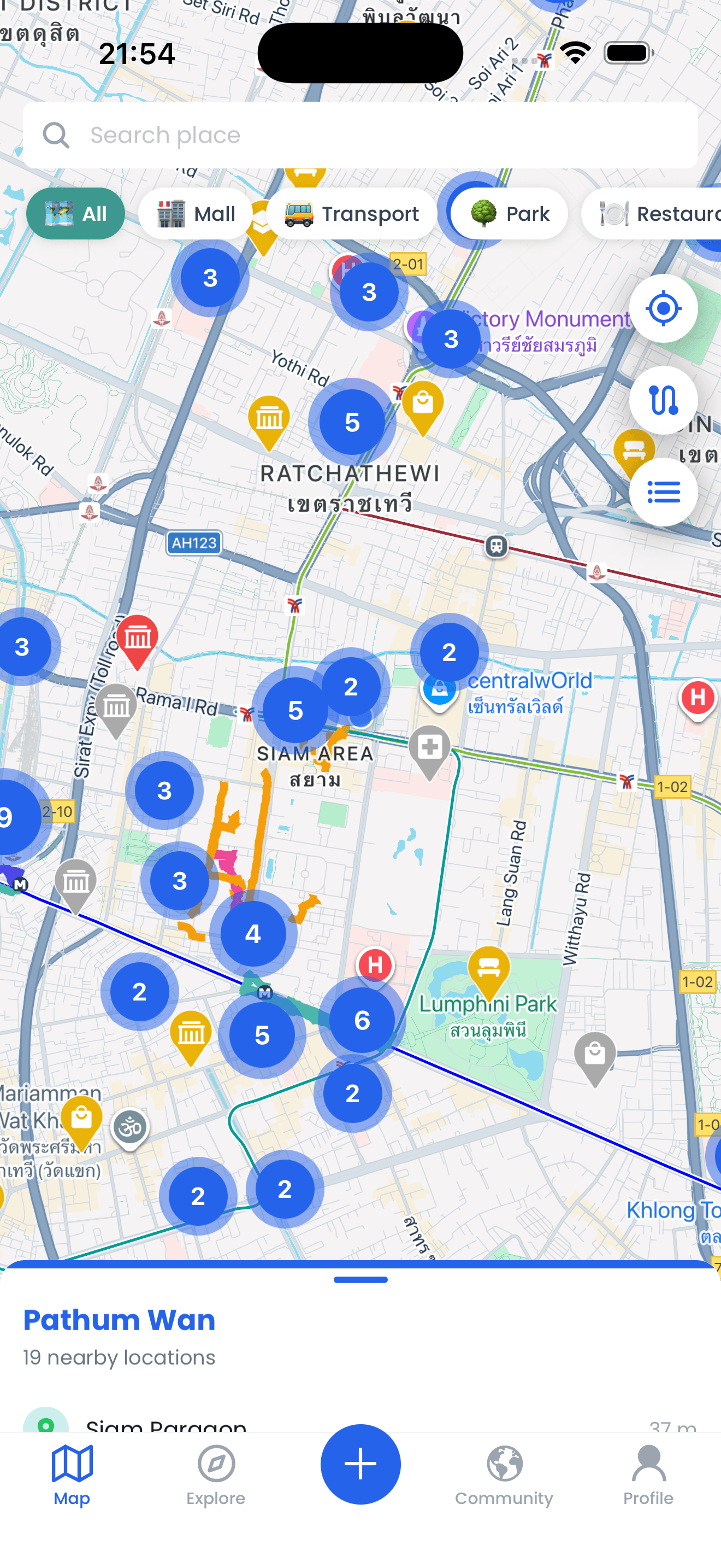 GOOSEWAY accessible map